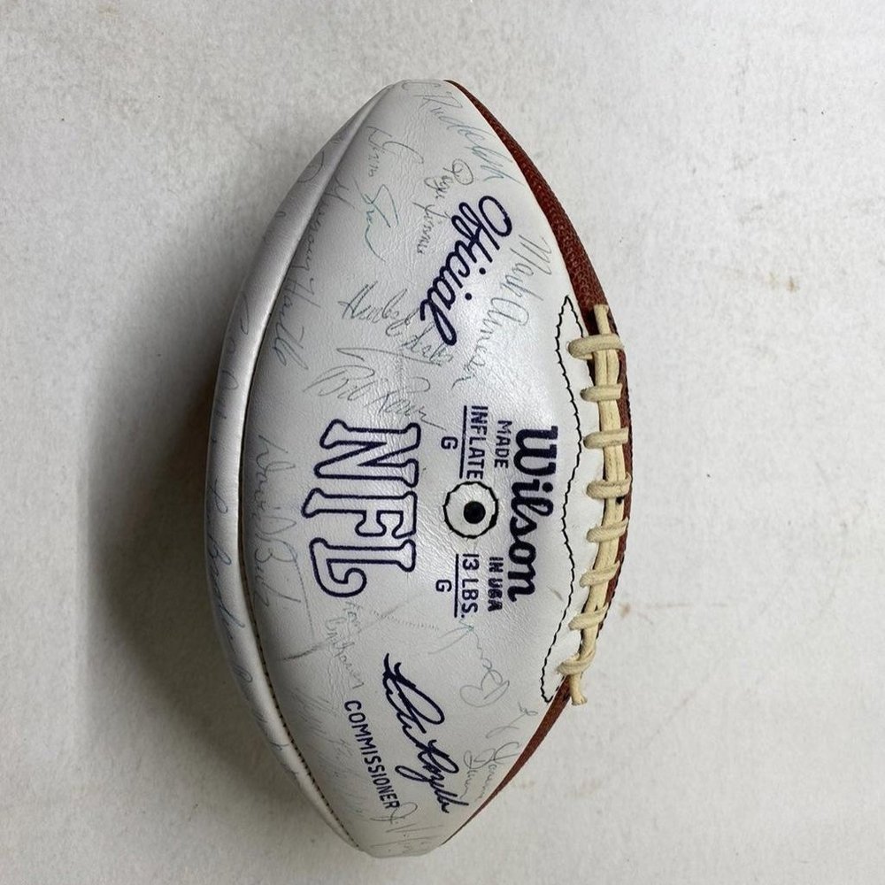 football signatures ball
